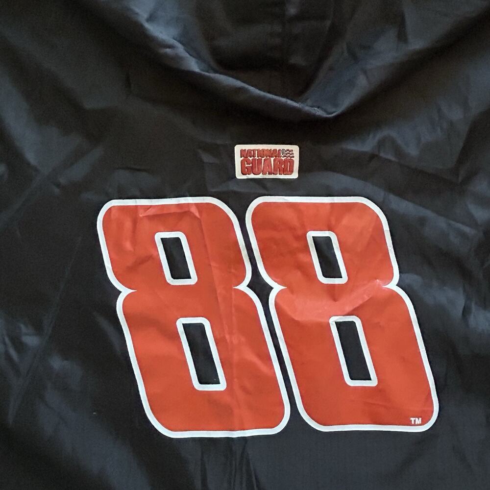 Chase Authentics Dale Earnhardt Jr Windbreaker Jacket Mens Large Black Nascar - Picture 10 of 13